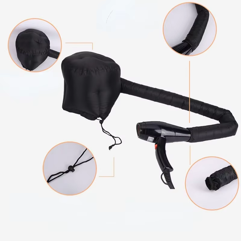 Bonnet de séchage de cheveux Portable Gorro Secador Touca Difusora vapeur séchage rapide huile cuite
