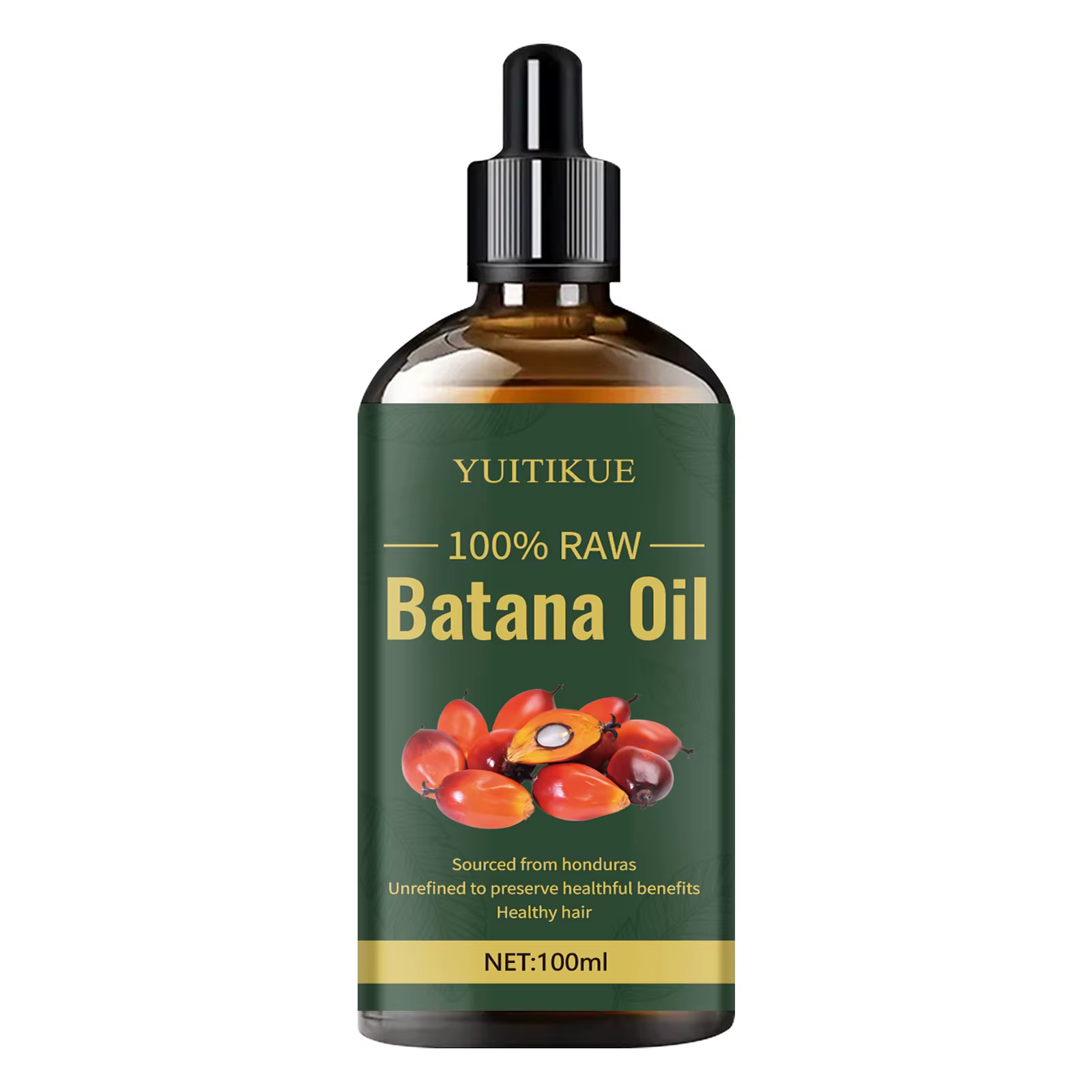 Huile de Batana 100% pure YUITIKUE | Provenant du Honduras, non raffiné pour des cheveux sains, so