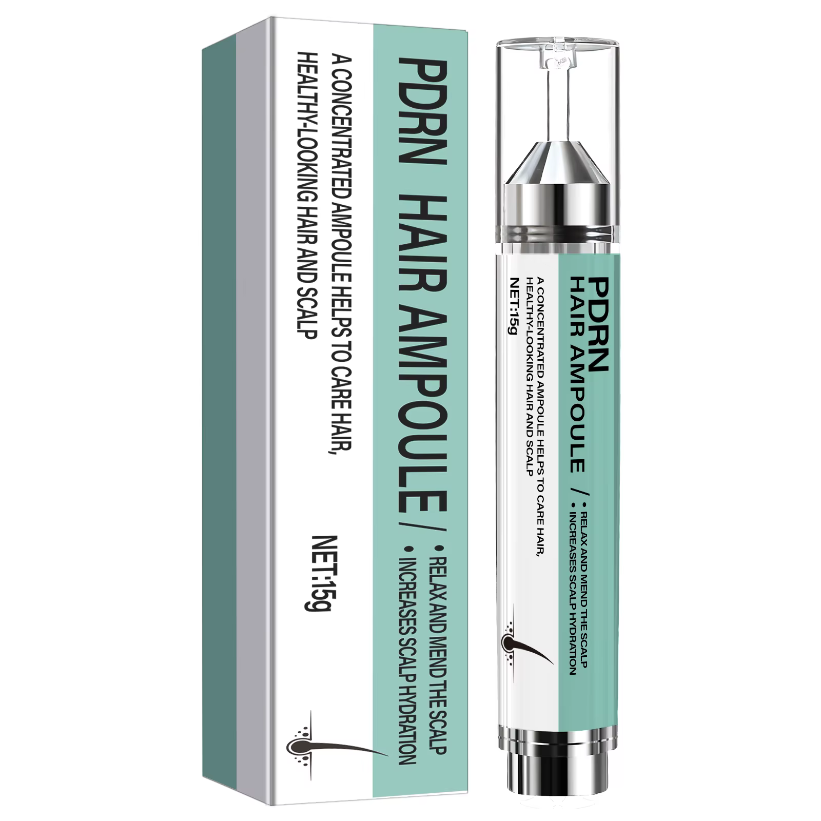 Ampoule capillaire PRN : huile concentrée, huile de kératine/noix de coco, hydrate et augmente en pr