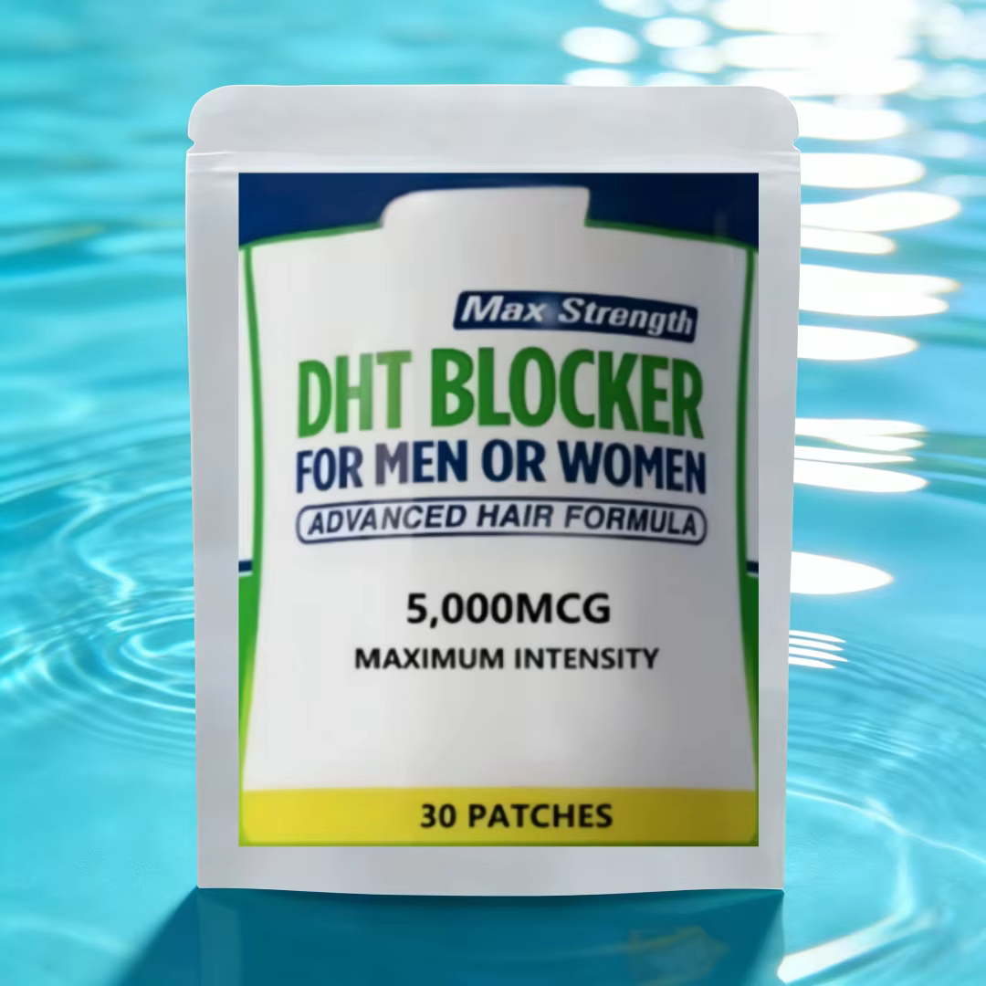 Complément alimentaire à base de plantes pour la croissance rapide des cheveux, DHT BLOCKER, 30 patc