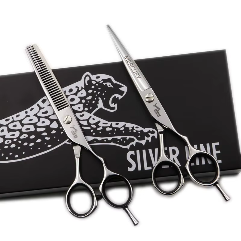 Ciseaux à cheveux professionnels 5/5,5/6/6,5 pouces – Kit de coiffure de haute qualité (ciseaux de c
