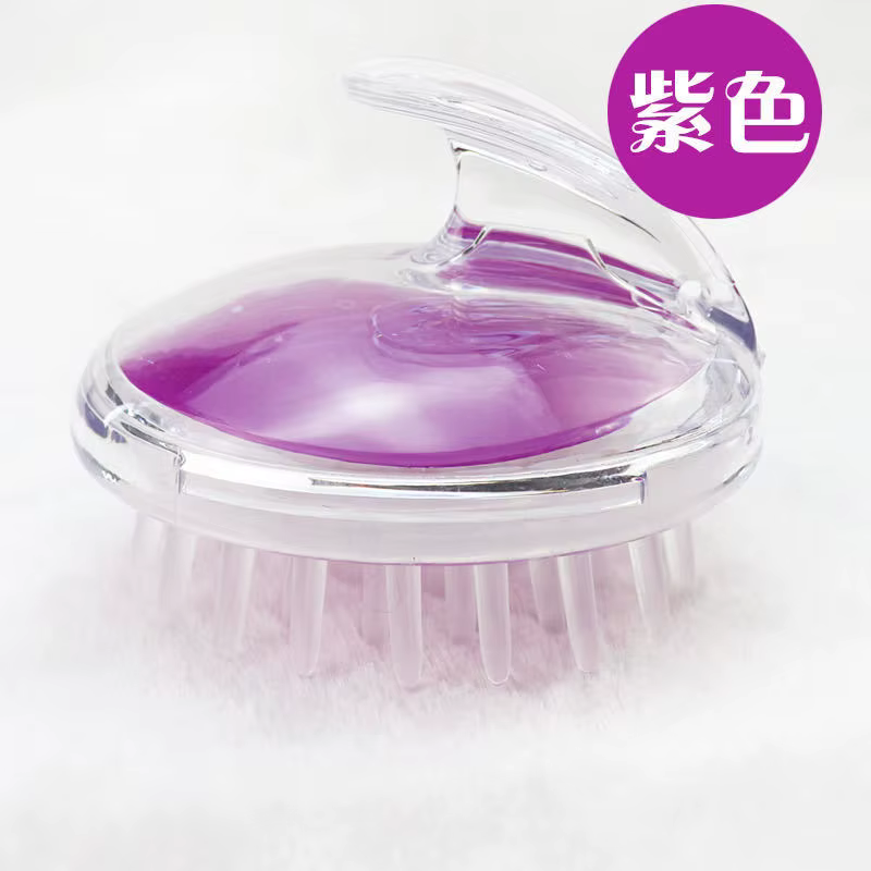 Masseur de tête en Silicone, shampoing, brosse de Massage du cuir chevelu, peigne de lavage des chev