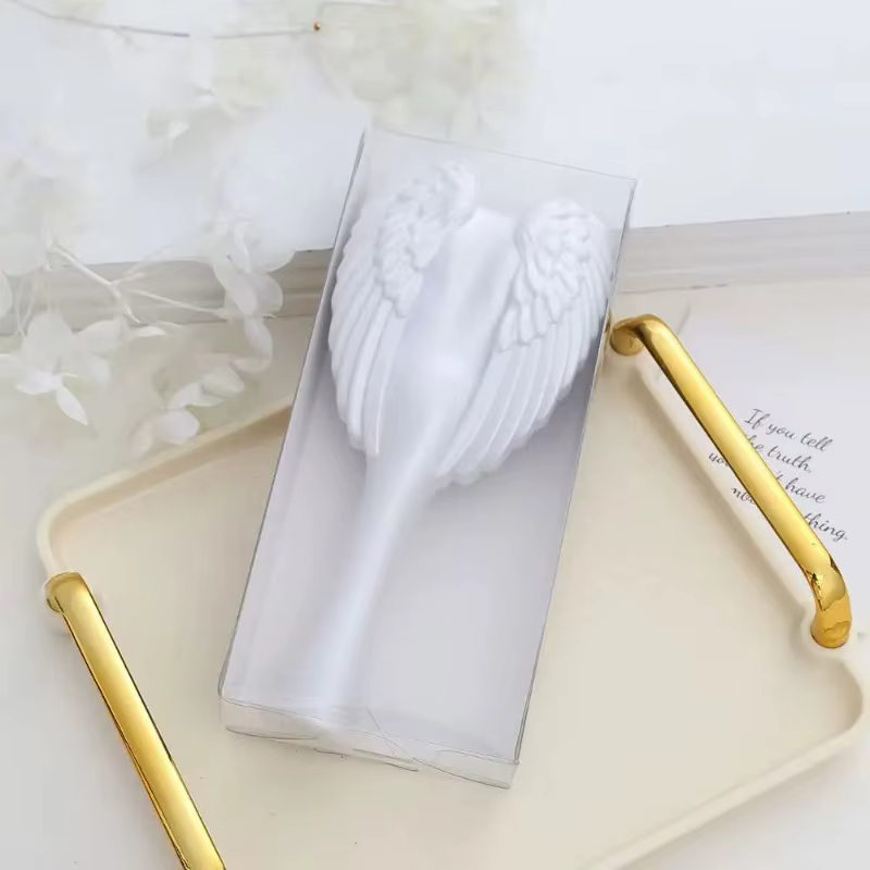 Peigne à cheveux ailes d'ange, antistatique, pour Massage du cuir chevelu, Salon de coiffure, outils