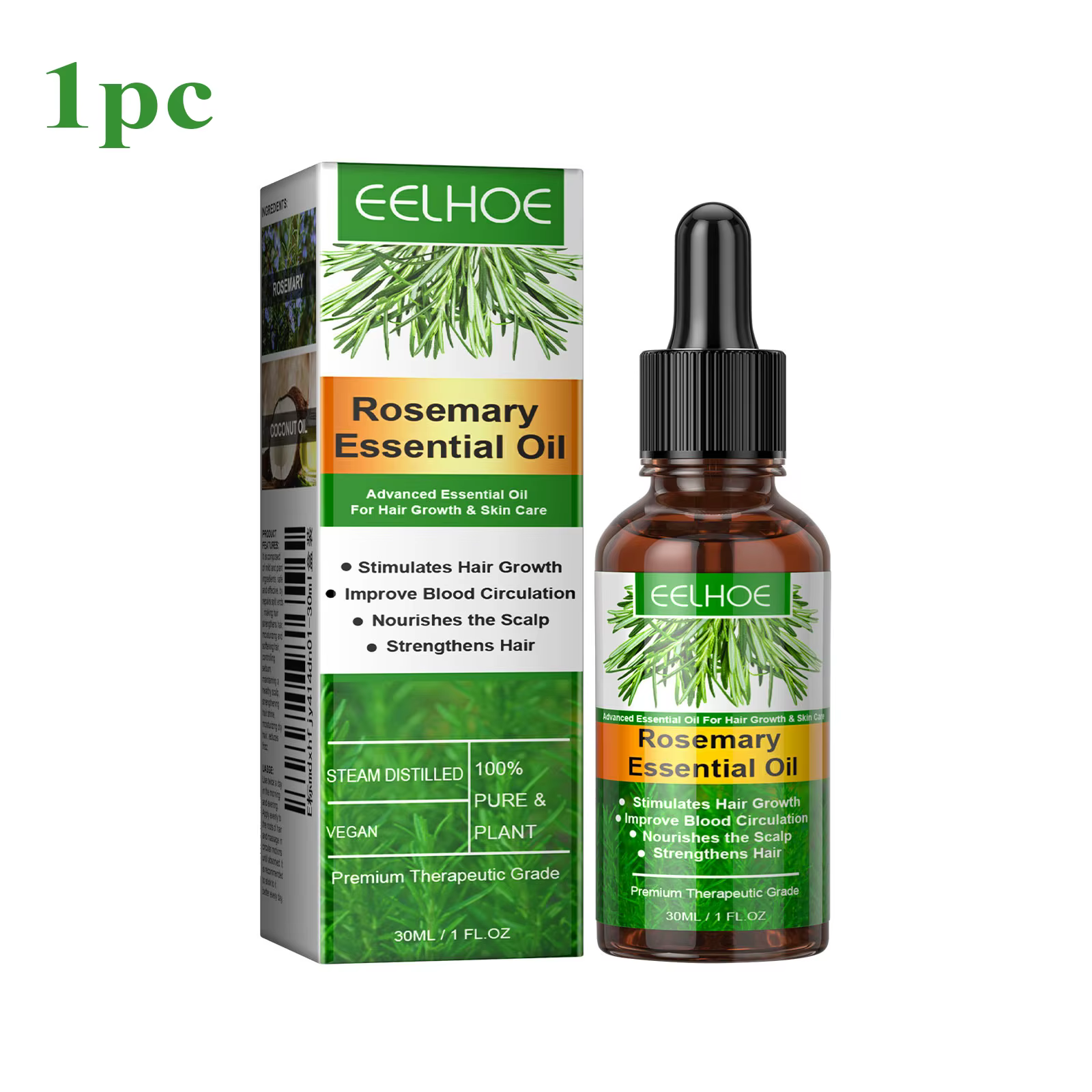 Rosemaire soin des cheveux huile essentielle Anti-frisottis croissance des cheveux sérum lisse huile