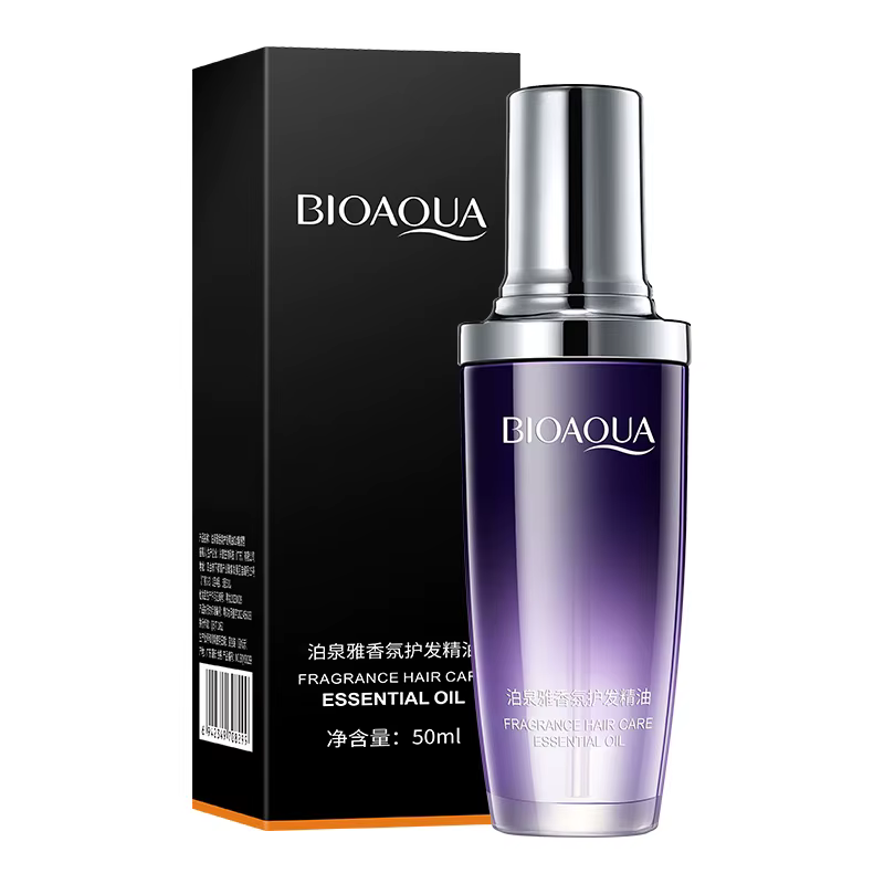 Bioaqua-Soin Capillaire à l'Huile Essentielle, Améliore les Cheveux Frisés, Nourrit, Lisse et Brille