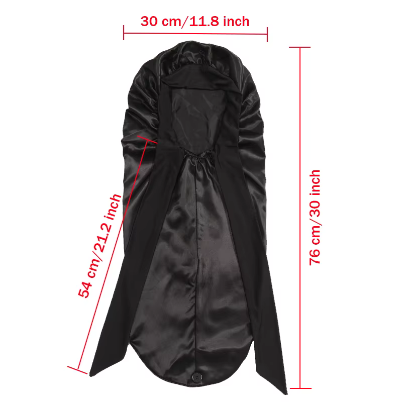 Bonnet en Satin Long et soyeux doux pour cheveux naturels et cheveux bouclés, bonnet de cheveux de t