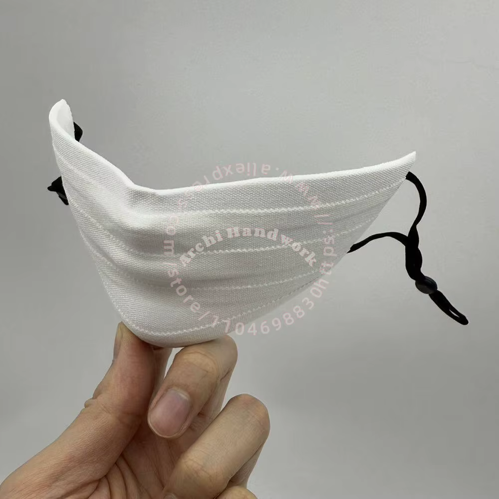 Masque de bandage Archi Handwork Anime Game DIY Halloween, masque de visage sanglant pour mascarade