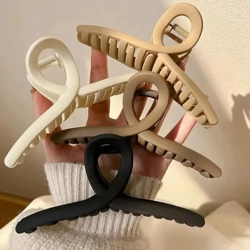 Pinces à cheveux pour femmes, 2/4 pièces, épingle à cheveux croisée mate, grandes pinces à cheveux e