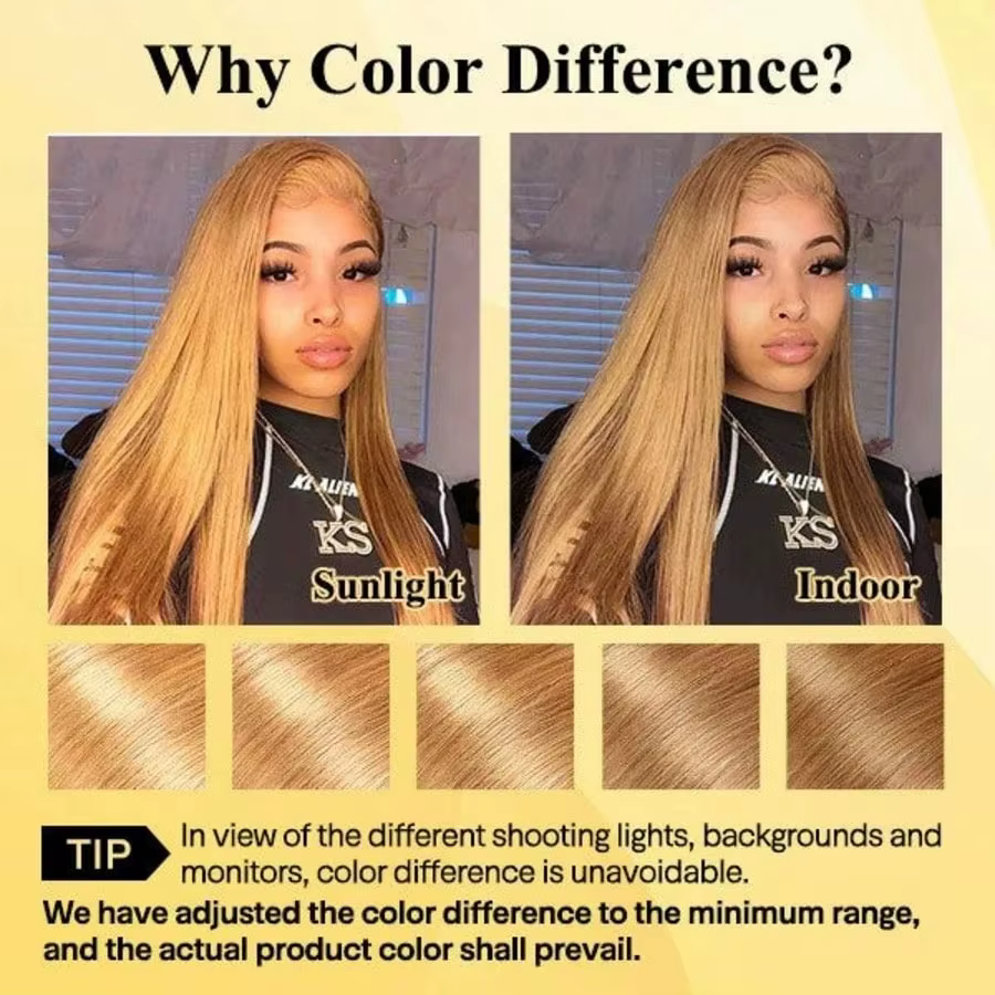 13x6 miel blond droite Hd dentelle perruque de cheveux humains 250 densité 13x6 brésilien os Hd dent