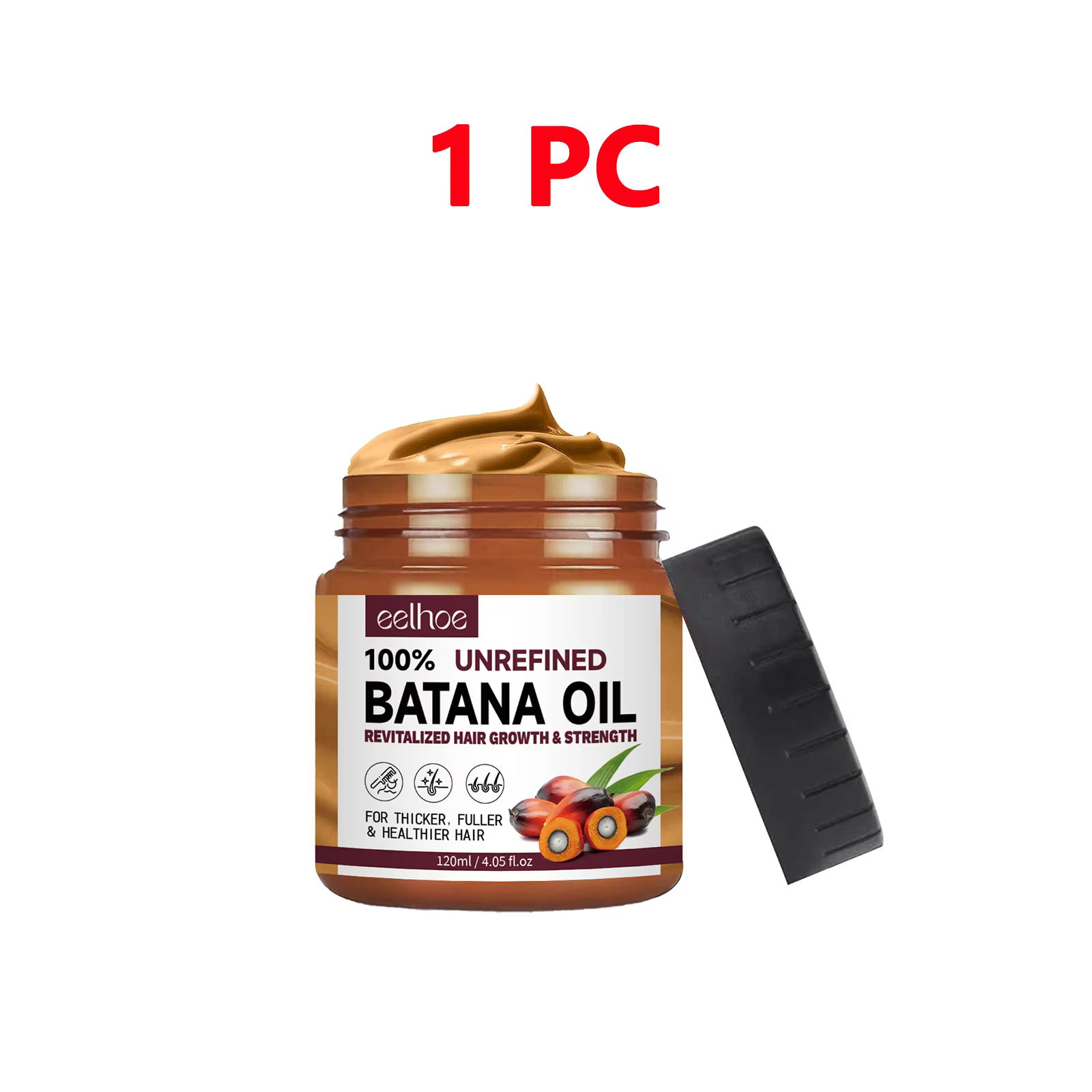 Batana – après-shampooing à l'huile pour cheveux secs et crépus, nourrissant et lissant, ajoute une 