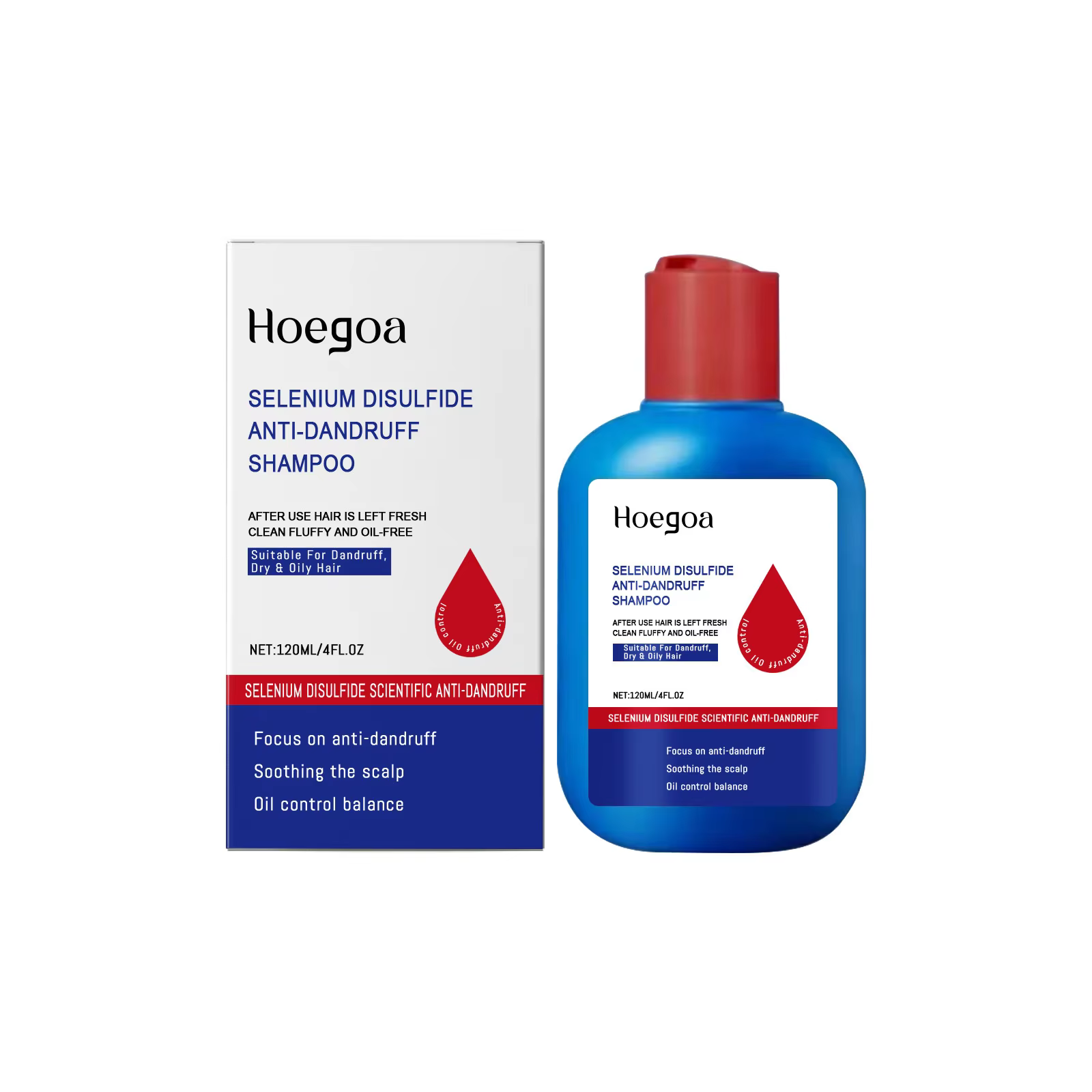 Shampoing au sulfure de sélénium, nettoyage en profondeur, élimine les pellicules, réduit les démang