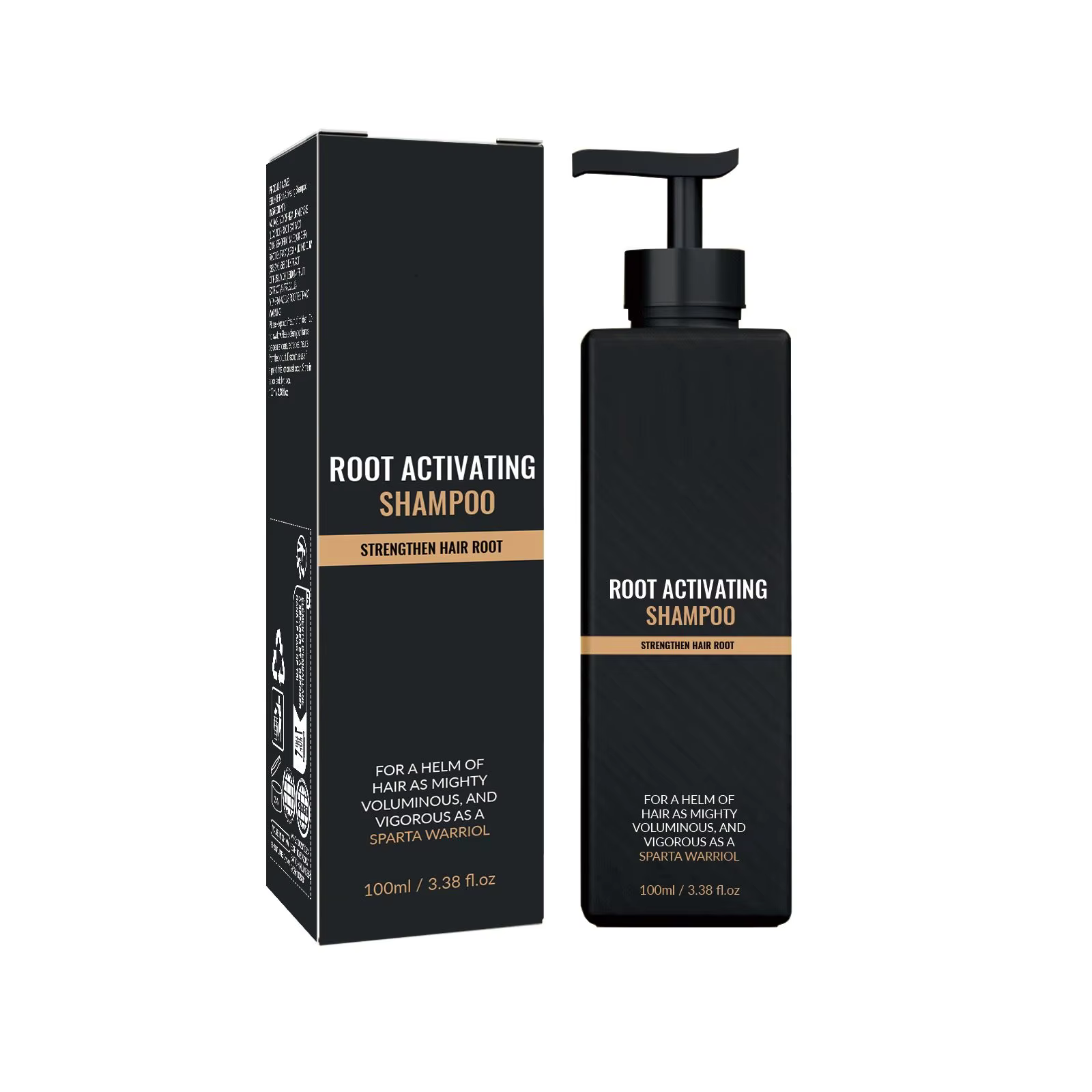 Shampooing Activateur de Racines Anti-Chute Repousse des Cheveux Contrôle des Pellicules Volumisant 