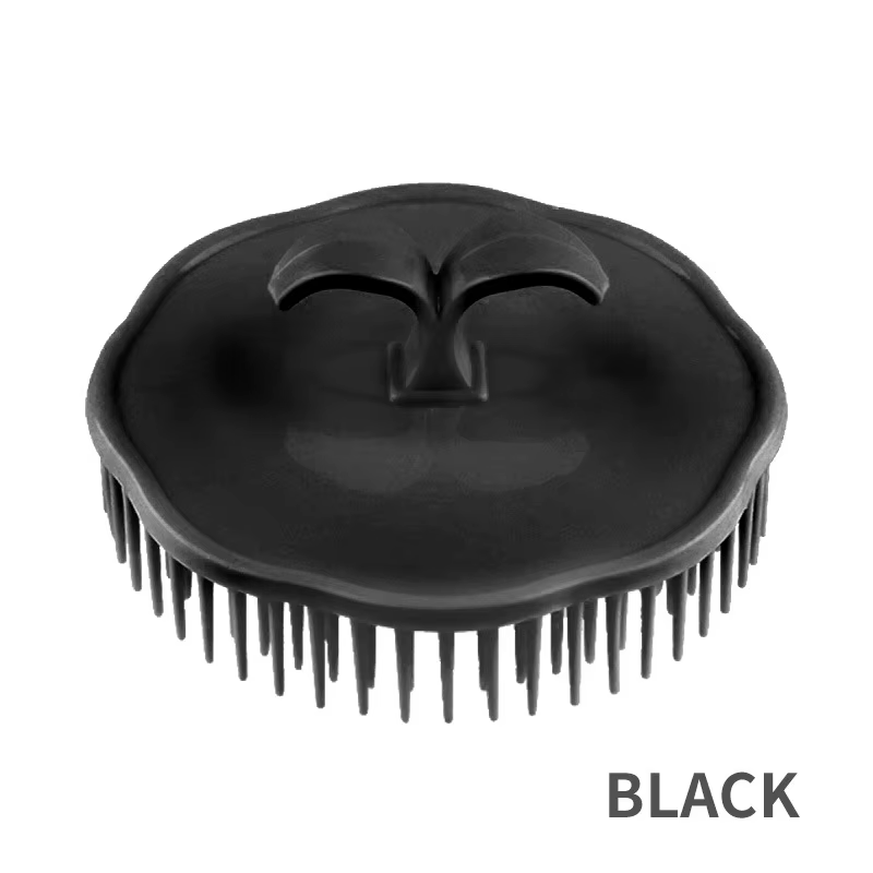 Brosse de massage et de lavage pour le cuir chevelu, 1 pièce, en silicone, anti-pelliculaire, soulag