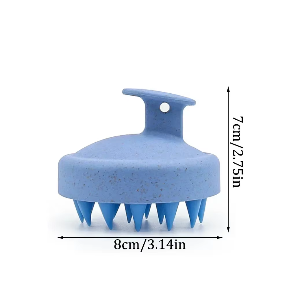 Brosse à shampoing en Silicone, brosse de Massage corporel, bain-douche, outil de Salon de coiffure,