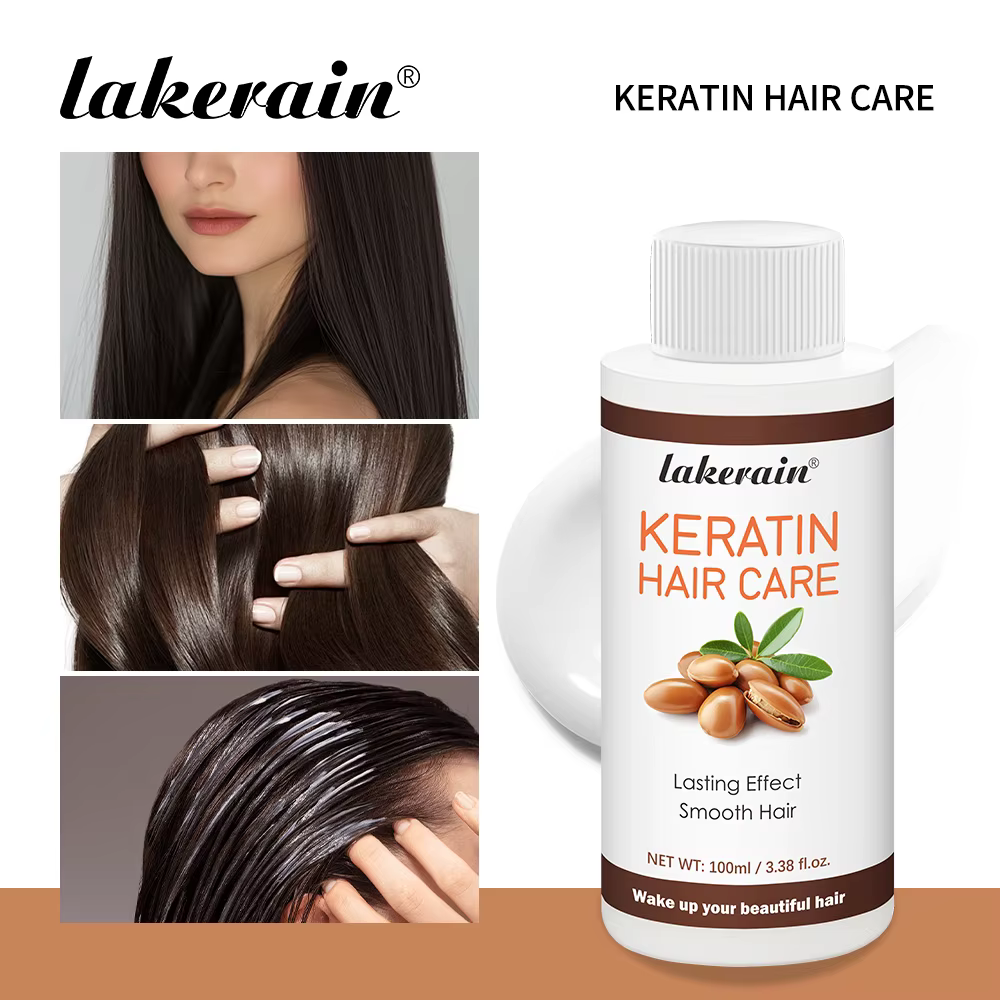 Lotion lissante pour cheveux, traitement professionnel à la kératine, crème lissante, réparation dou
