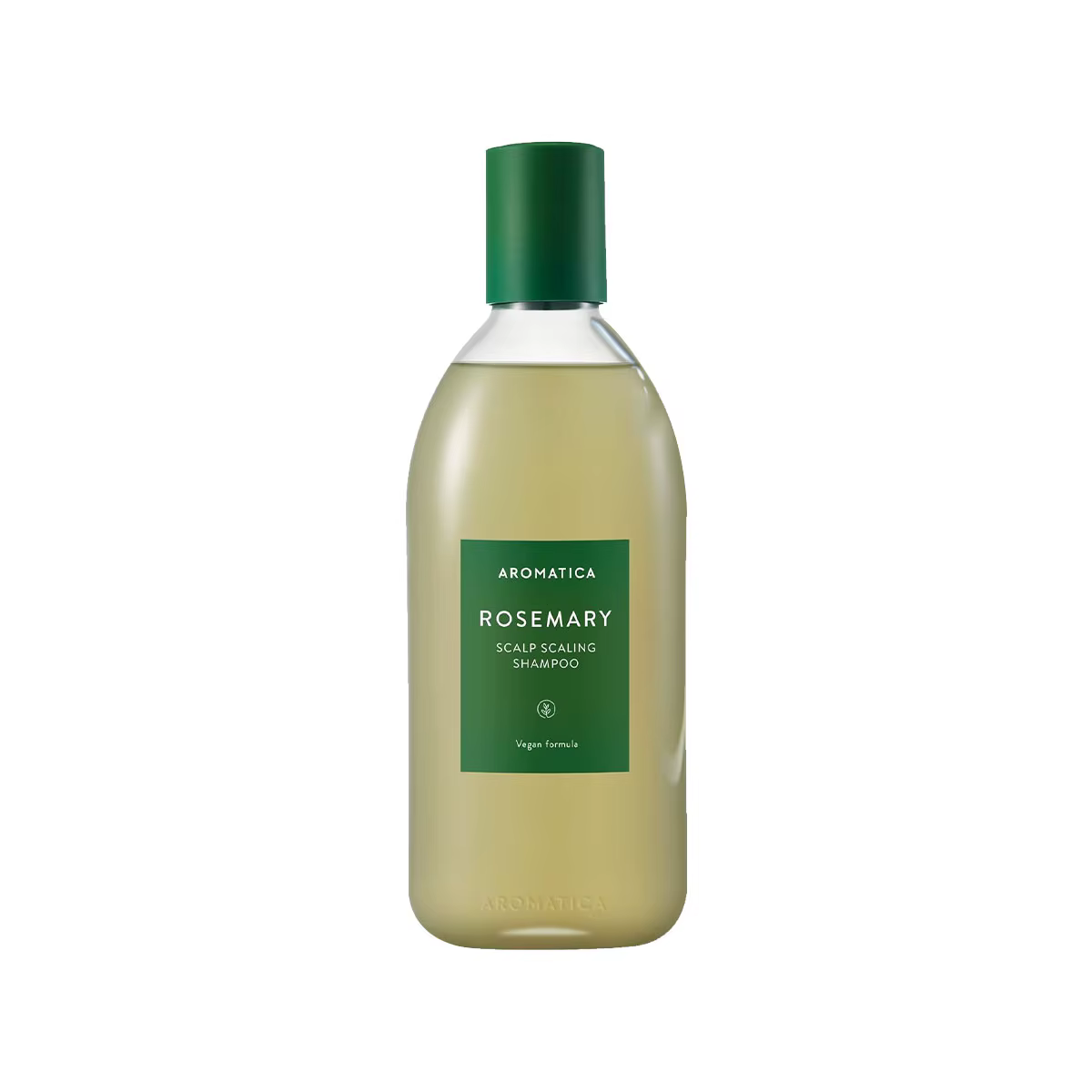 Shampooing exfoliant pour cuir chevelu à la rosemarine Aromatica, texture gel lisse, sensation légèr