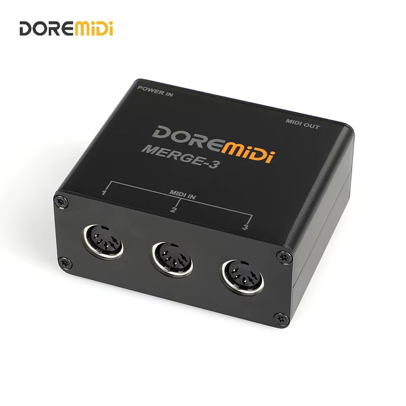 DOREMiDi MIDI MERGE-3 Entrée MIDI 2 sorties MIDI Prise en charge de l'alimentation USB