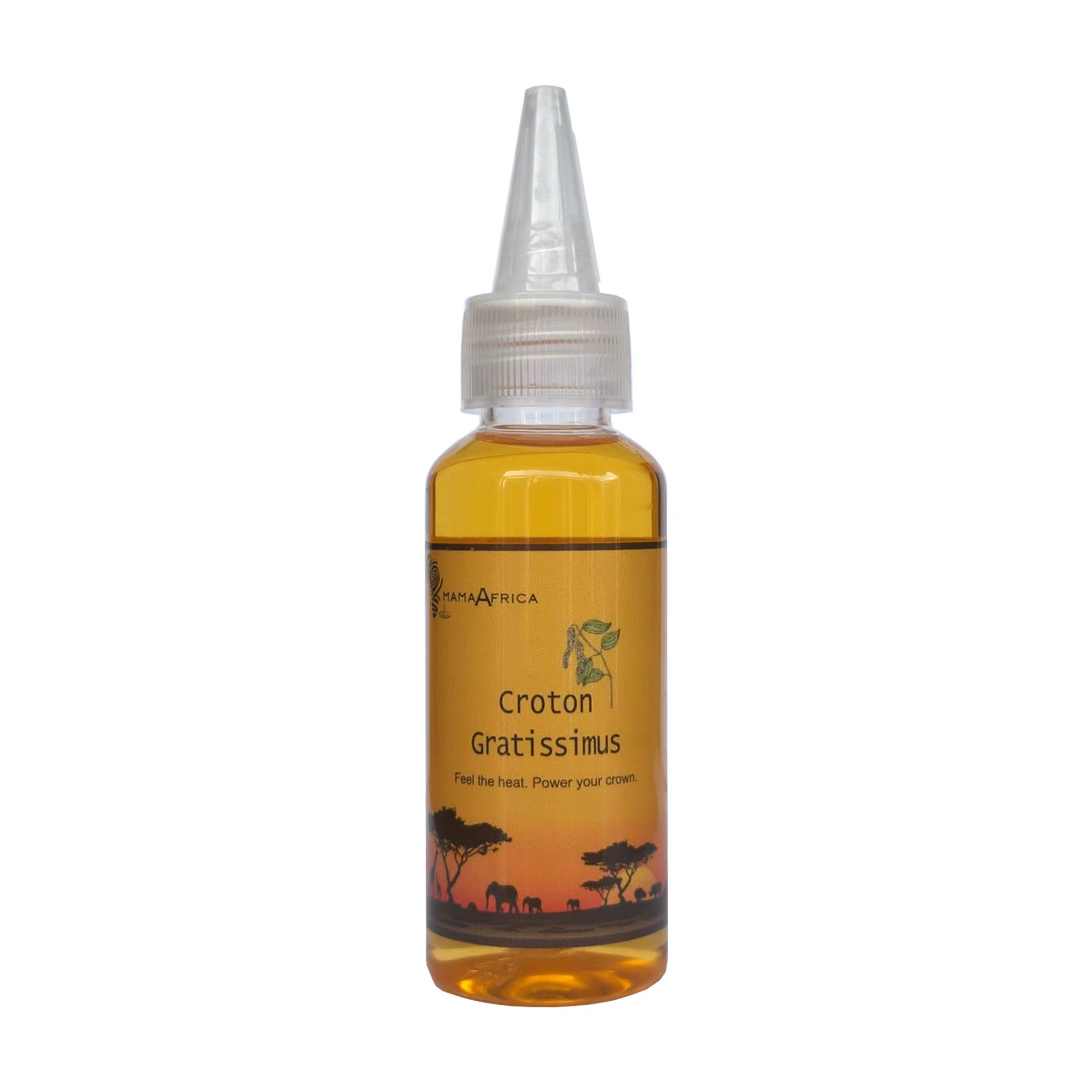 Africain traditionnel fait à la main Chebe Croton gratissimus huile pour cheveux chauds renforcement