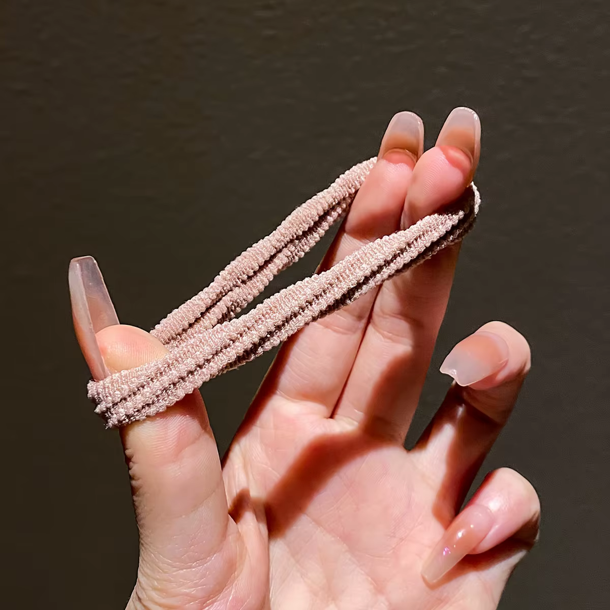 Attaches pour cheveux simples pour filles, accessoires mixtes, document, 50 pièces