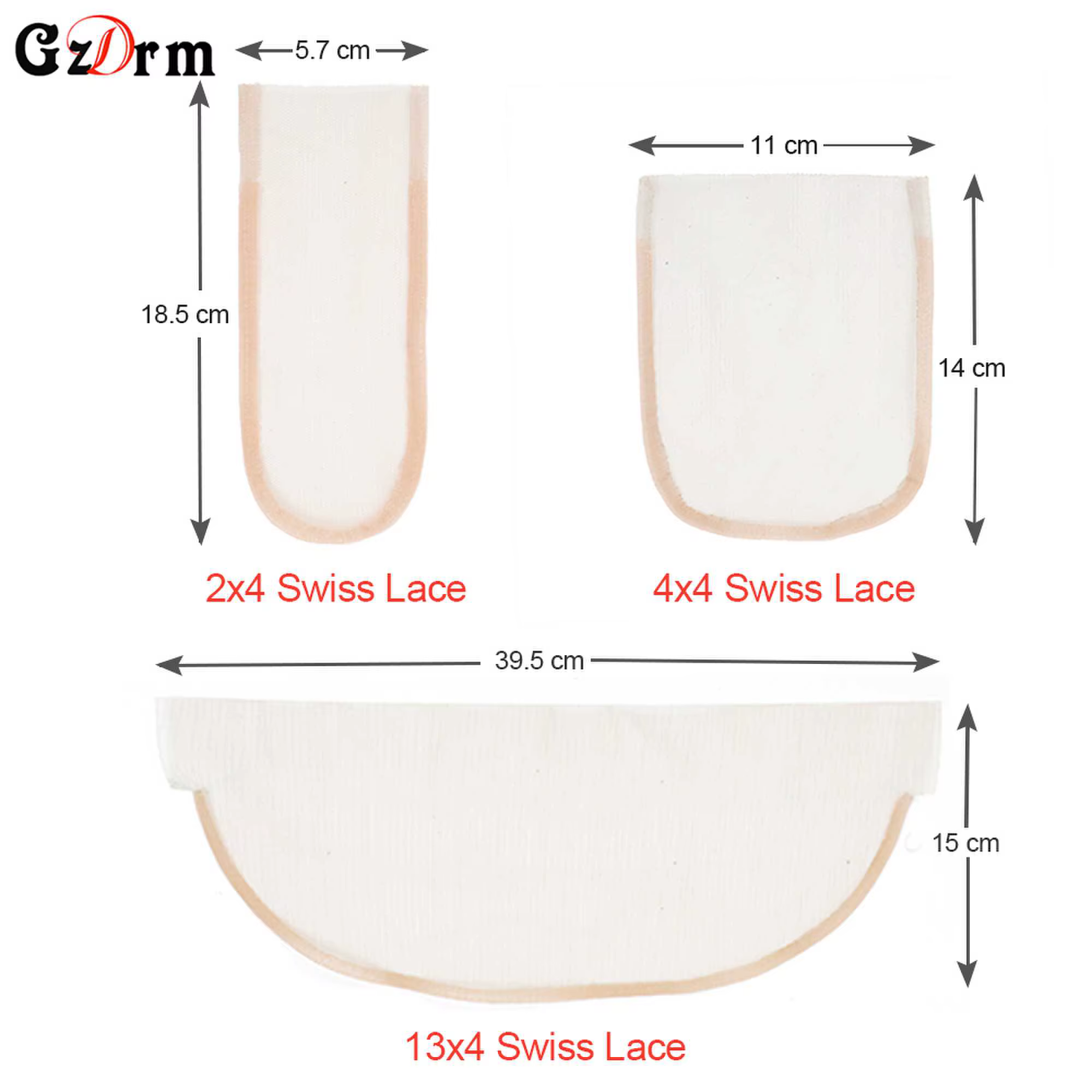 Filet de dentelle transparent pour perruques exécutives, base de fermeture en dentelle suisse, acces
