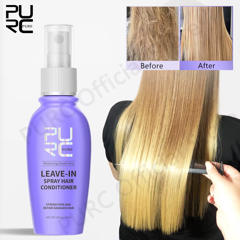 PURC-Spray revitalisant à l'huile AMP, traitement du cuir chevelu, lissage, lissage, réparation bril