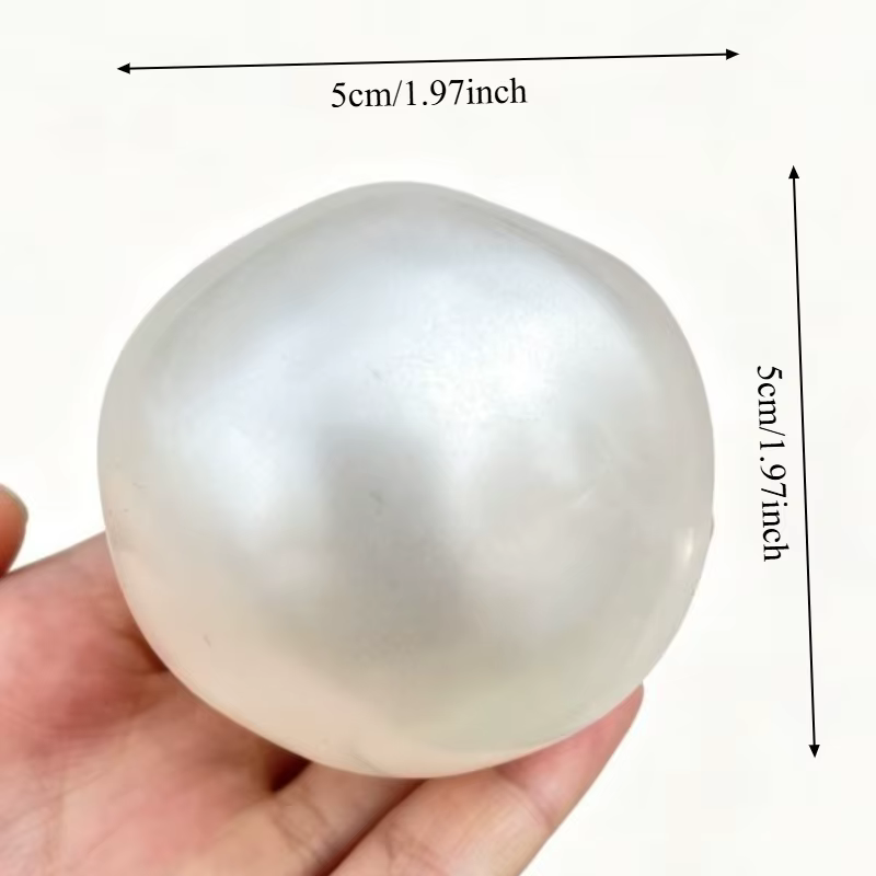 Jouet compressible en forme de perle d'huile de coco, jouet anti-stress moulable, jouet sensoriel à