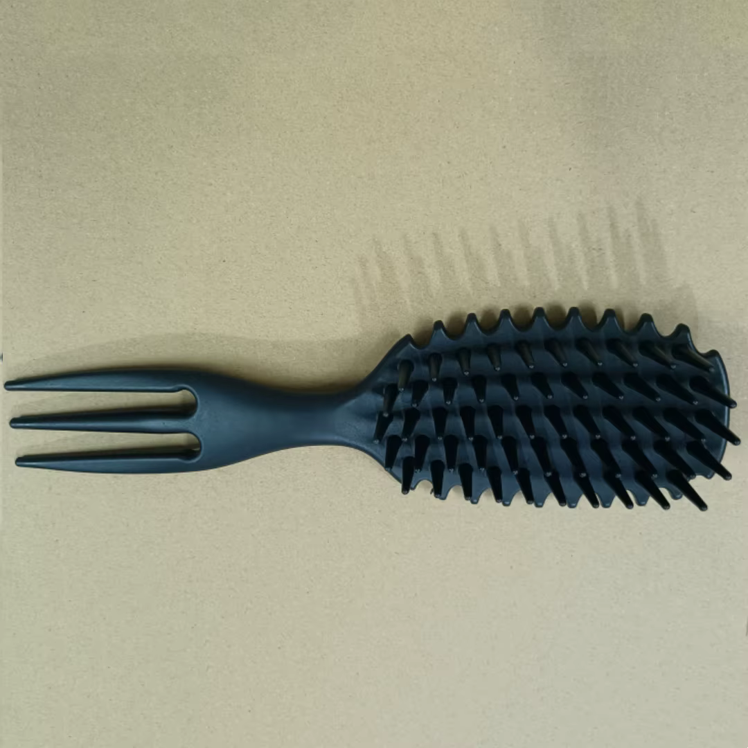 Peigne démêlant à dents larges pour cheveux humides et secs, élimine les nœuds, réduit la casse, con