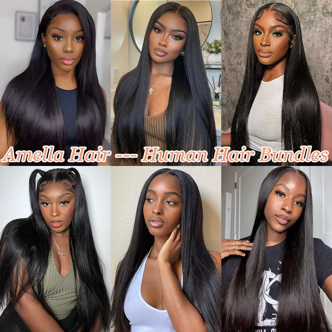 Extensions de cheveux humains lisses 12A, 28, 30, 32 pouces, cheveux bruts Remy noirs, 3 ou 4 paquet