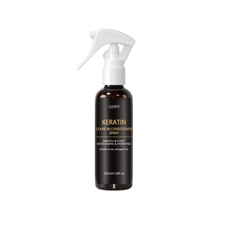 Spray capillaire à la kératine GSWP : Réduit les frisottis, offre une protection thermique et des so