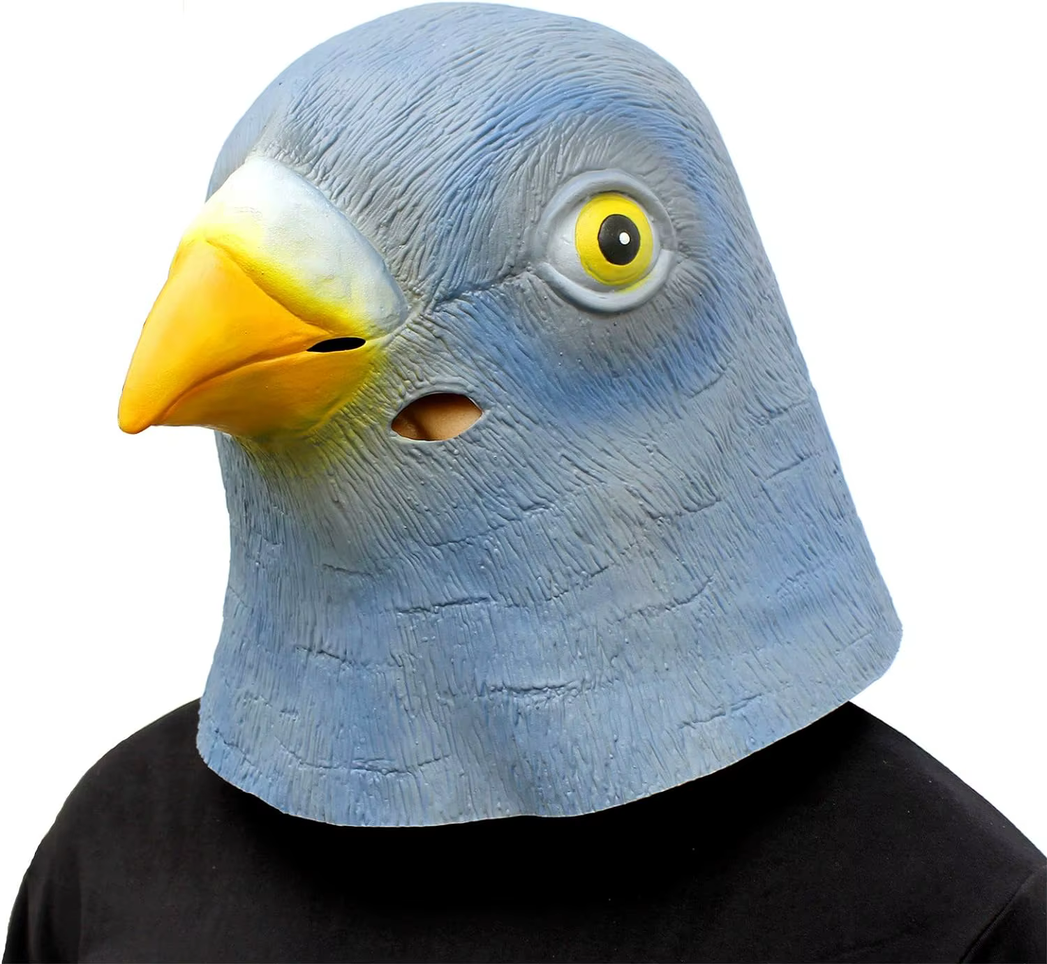 Masque de pigeon, costume fantaisie pour Halloween, masque amusant et mignon en forme de tête d'oise
