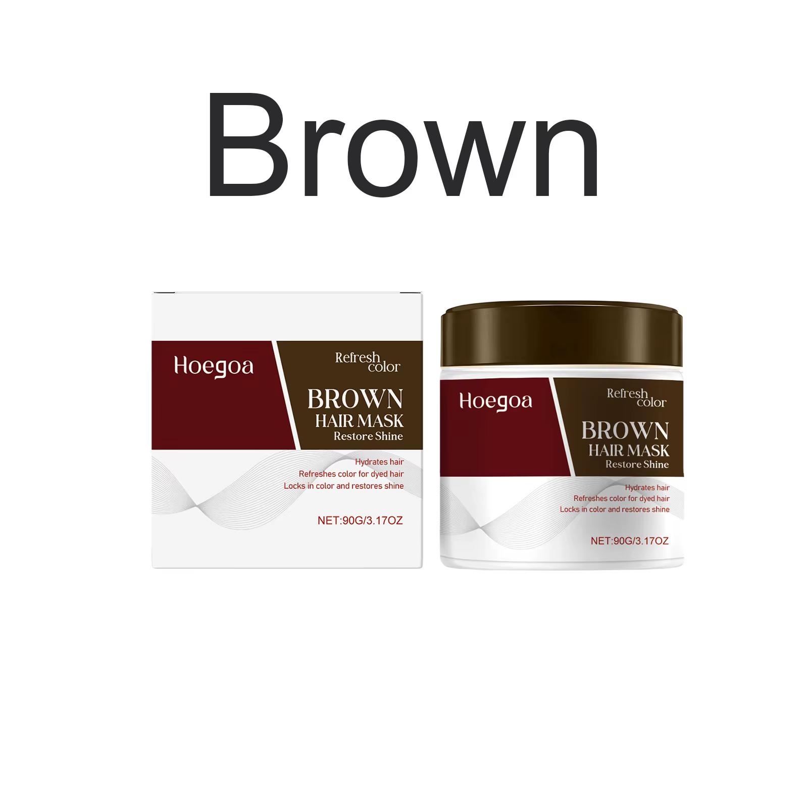 Masque capillaire colorant hydratant et réparateur en profondeur, rehausse la couleur des cheveux (r