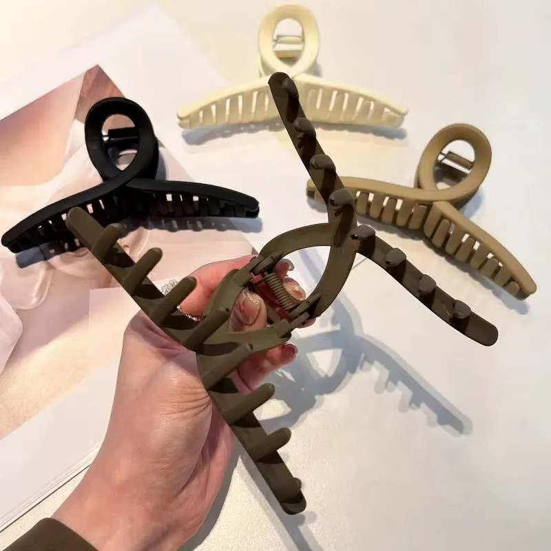 Pinces à cheveux pour femmes, 2/4 pièces, épingle à cheveux croisée mate, grandes pinces à cheveux e