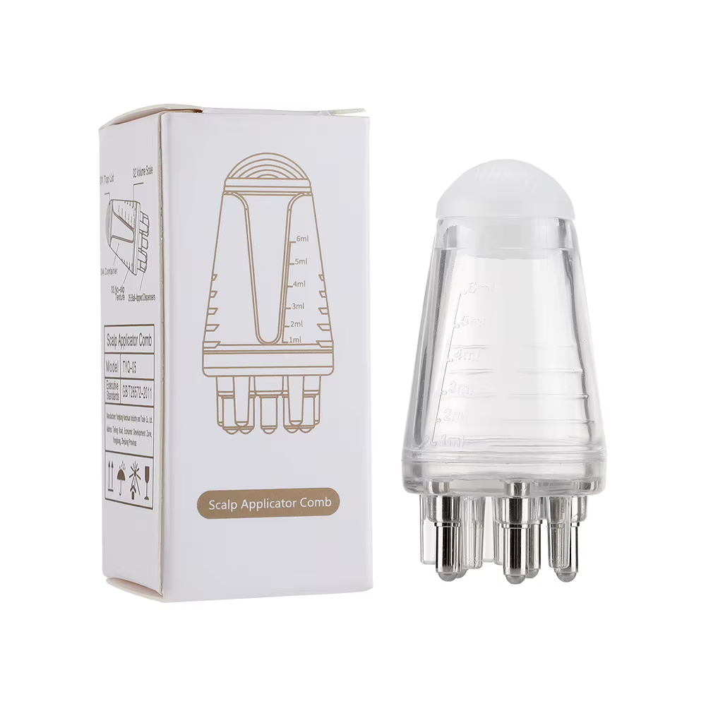 Applicateur de cuir chevelu, peigne liquide pour le traitement du cuir chevelu, huile essentielle, g