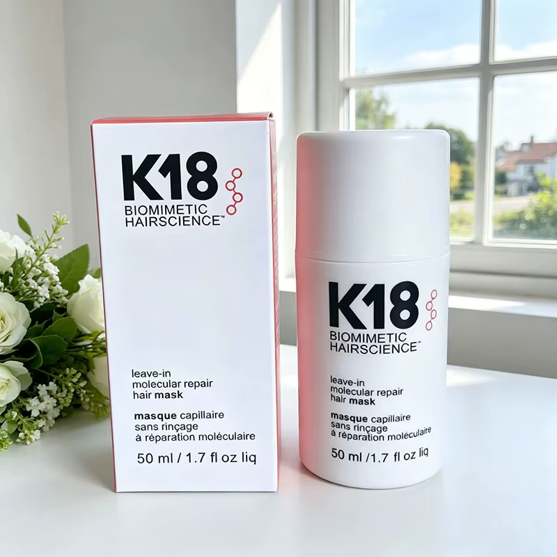 Nouveau Masque Capillaire Réparateur Moléculaire K18 Sans Rinçage, Traitement Profond à la Kératine,