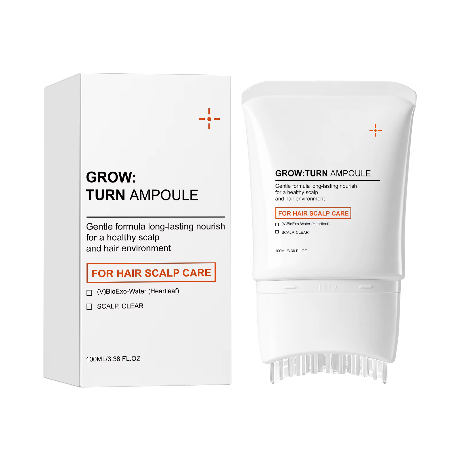 Sérum Capillaire Volumisant et Nourrissant avec Brosse Intégrée – Hydratant, Fortifiant, Essence Cor