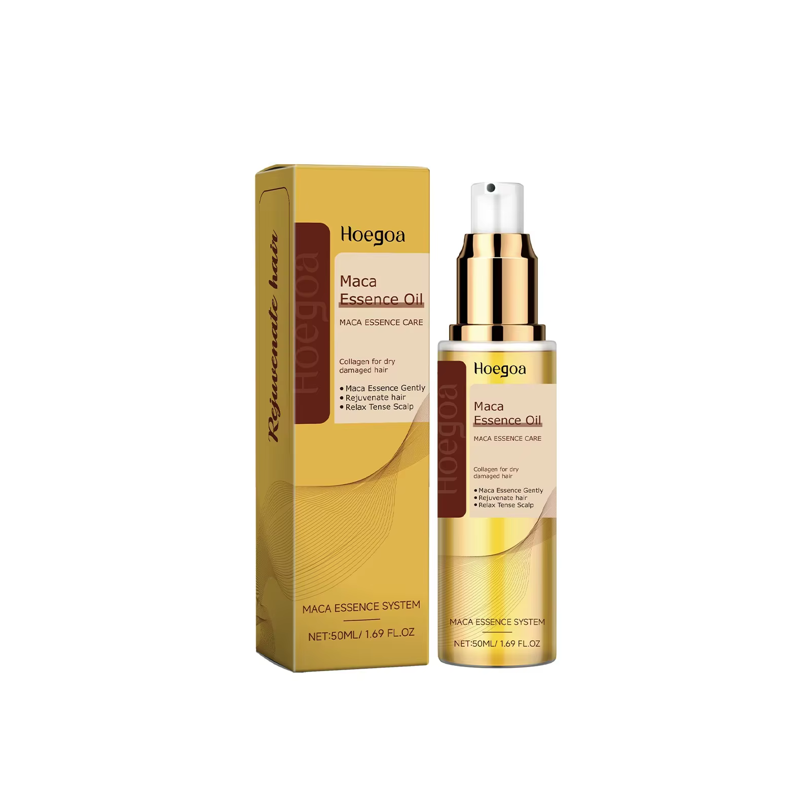 Hoegoa-Sérum de traitement pour le cuir chevelu, soin capillaire, contrôle de l'huile, lisse, nourri