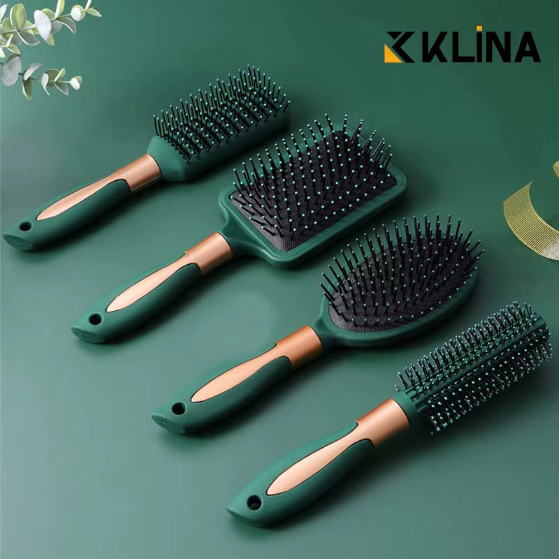 KLINA-Peigne à coussin d'air pour massage des cheveux, brosse à cheveux pour cuir chevelu, poignées 