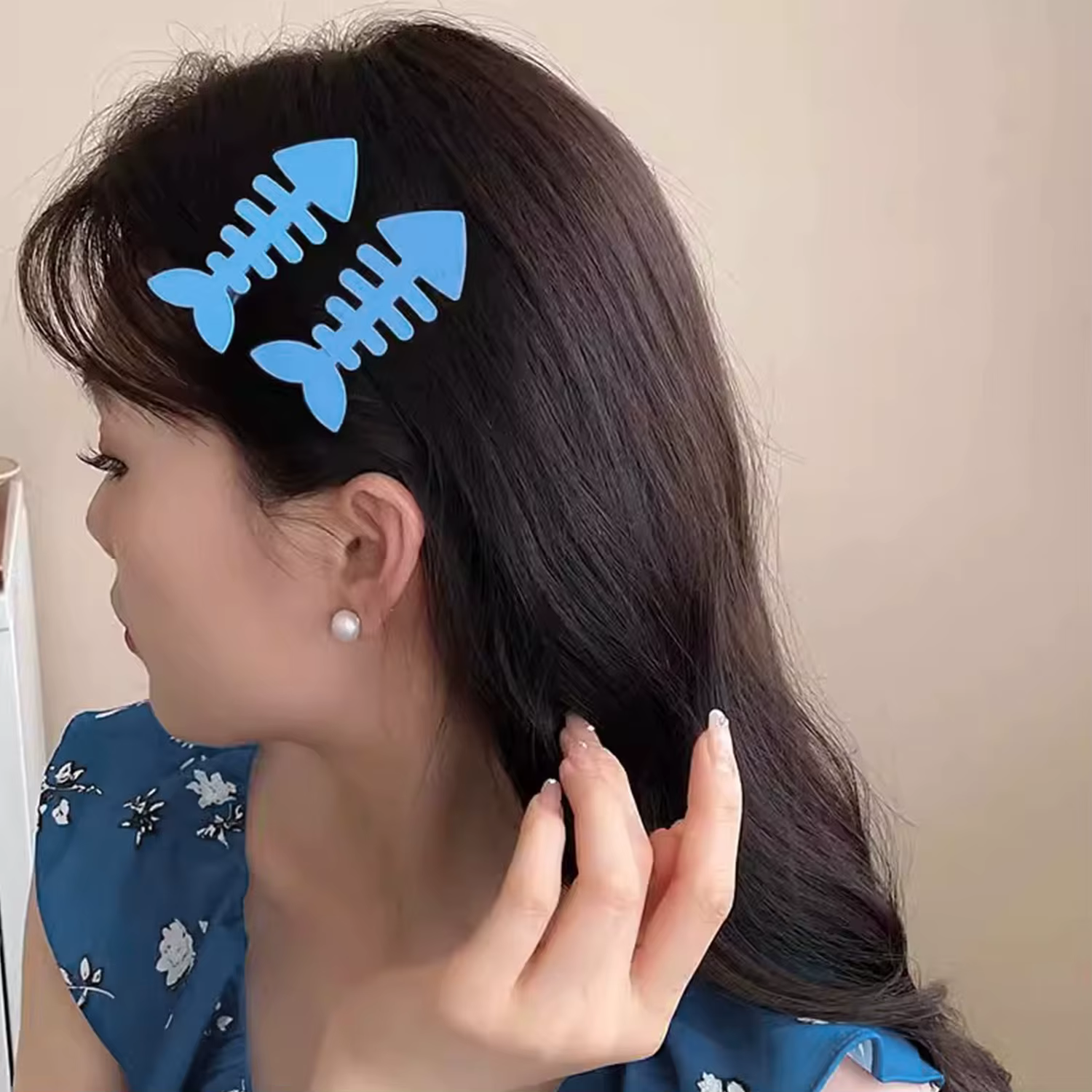 Pince à cheveux en arête de poisson mate pour filles, petites Barrettes, Clips latéraux pour femmes,