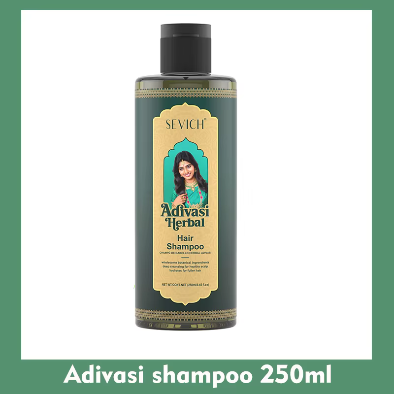 Shampoing original indien Adivasi, soins capillaires à base de plantes pour une croissance rapide de