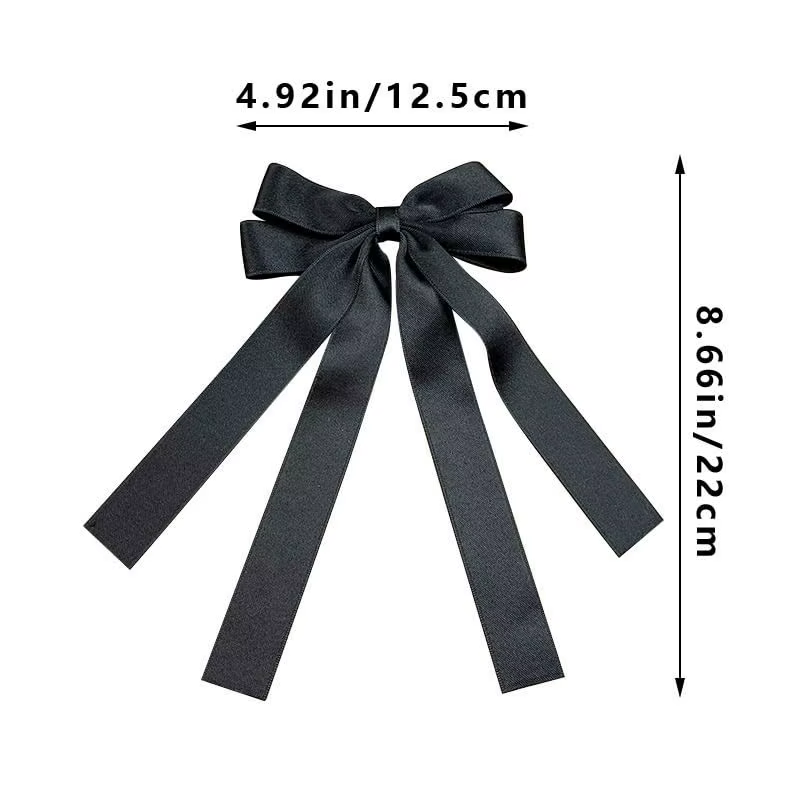 Pince à Cheveux Élégante en Satin pour Femme et Fille, Barrettes à Nministériels d, Ruban, Couleur U