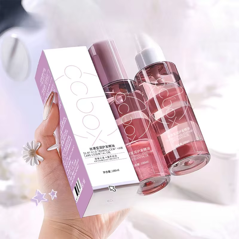 Huile essentielle de soin capillaire 100ml, cheveux secs, parfum longue durée et huile essentielle l