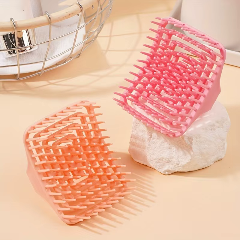 WANMEI Brosse à shampoing pour massage du cuir chevelu – Nettoyage et exfoliant en profondeur, conce