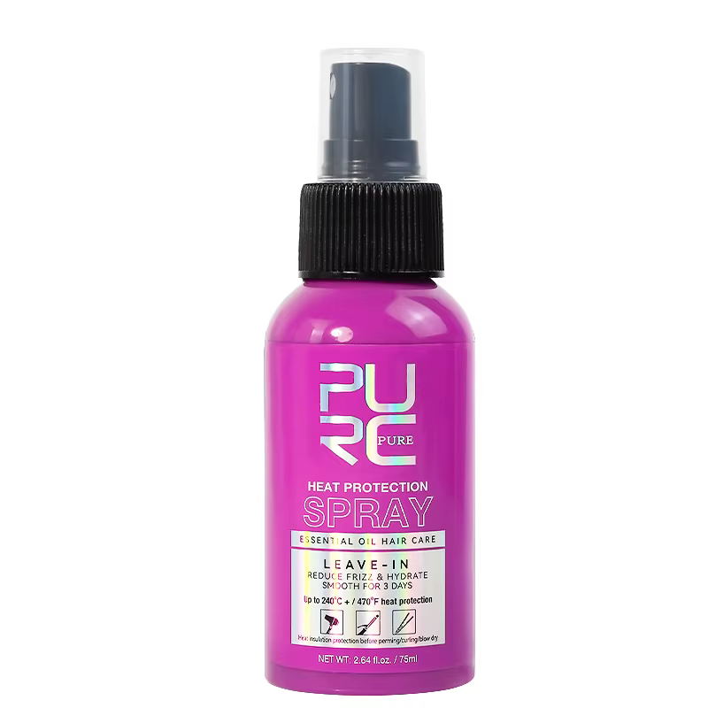 PURC-Spray de protection contre la chaleur pour femme, lissage anti-frisottis, traitement du cuir ch