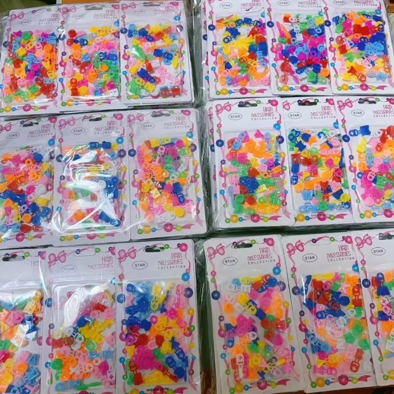 360 pièces/8 paquets = 360 pièces) a B C Mini lettre pince à cheveux griffes pour enfants/filles tre