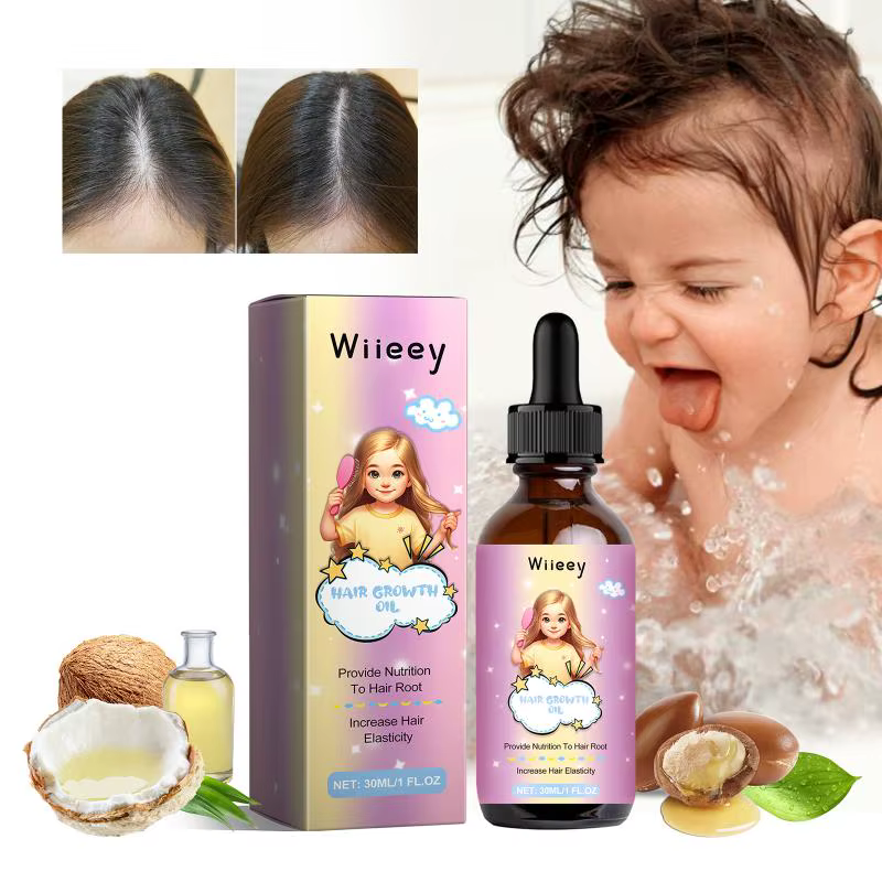 Huile Essentielle Capillaire Wiieey du Maroc – Soin Hydratant Sans Rinçage pour Cheveux Doux et Bril
