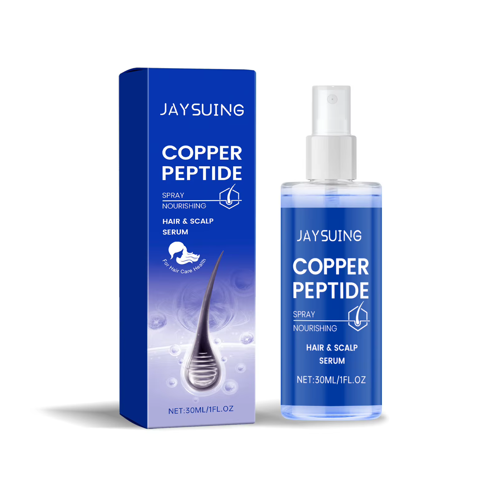 Sérum de croissance des cheveux, Peptides de cuivre, traitement du cuir chevelu, réparation, endomma