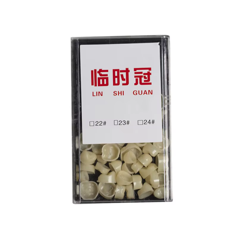 Kit de couronne dentaire temporaire, 50 pièces/boîte, placage de dents antérieures, molaire avant, p