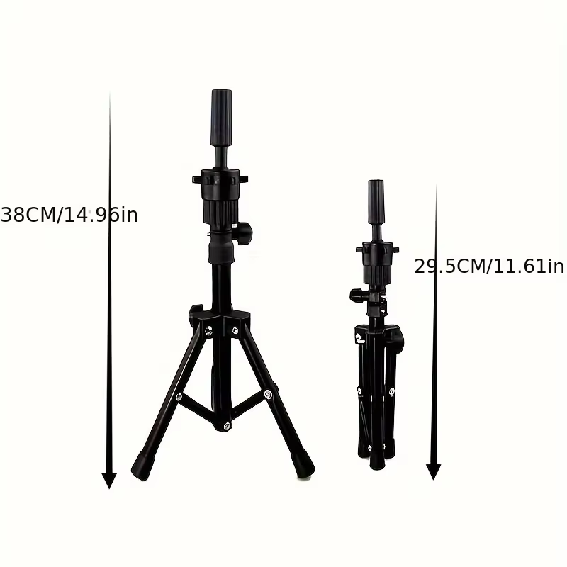 Support de tête de mannequin de table réglable pour la pratique de la coiffure, idéal pour l'entraîn