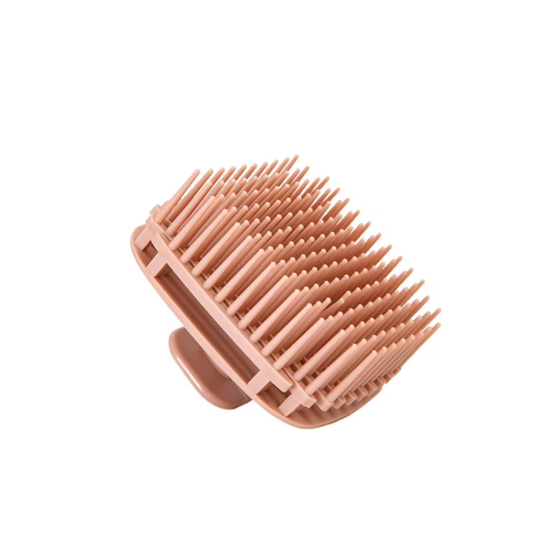 Brosse de massage du cuir chevelu en silicone souple, peigne de lavage des cheveux, brosse exfoliant