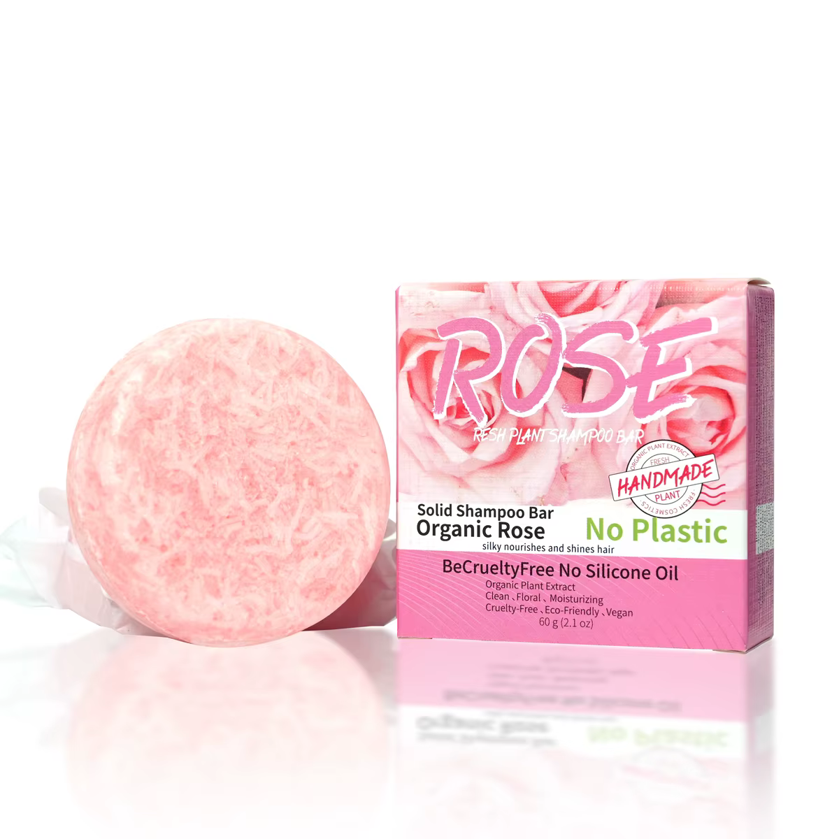 Shampoing océan rafraîchissant, essence d'algues, savon fait à la main, doux et résistant, pour soin